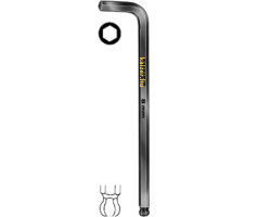 Hatszögkulcs 14.00x 55x280 mm gömbvégű extra long