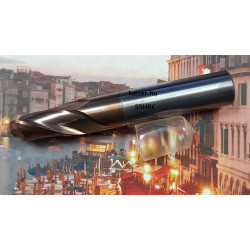 Maró d20.0x 40 z2 R10 VHM TISIN 55HRC