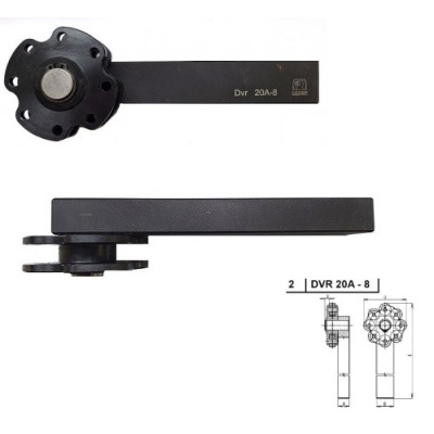 Recéző-keréktartóvilla DVR20A-8