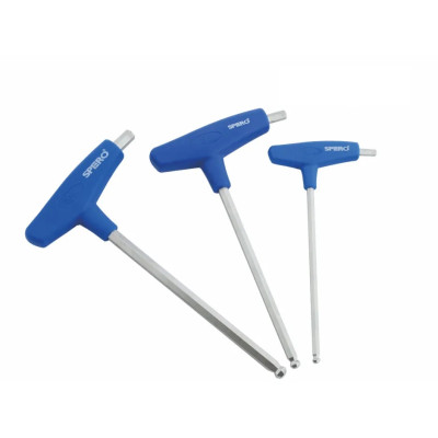 Hatszögkulcs  5.00x195 mm T-nyéllel gömbvégű