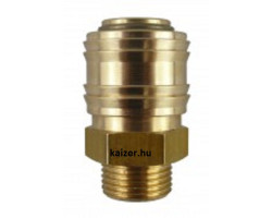 Gyorscsatlakozó külső menetes G1/2