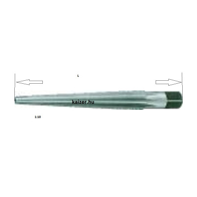 Kézi dörzsár d  25.00 mm 1:10 HSS GS900