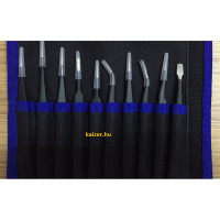 Műszerész csipesz klt 10 darabos