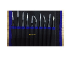 Műszerész csipesz klt 10 darabos