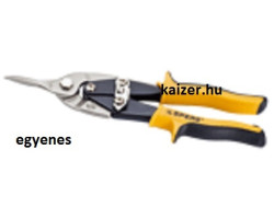 Lemezolló 250 mm egyenes 355-2810SB sárga