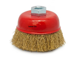 Drótkorong 120xM14 0.3 hullámos acél fazékkefe 6500 Drótkorong 120xM14 0.3 hullámos acél fazékkefe 6500