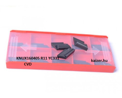 KNUX160405 R11 YC331 CVD  Zsugorított keményfém esztergalapka