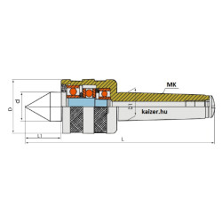 Forgócsúcs MK3 60°   D413 