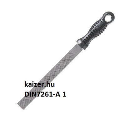 Műhelyreszelő lapos 250-3 mm DIN7261-A nyelezett