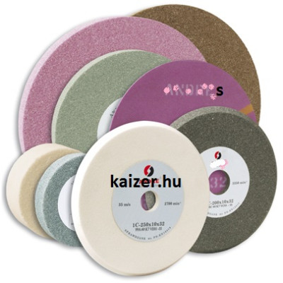 Csiszolókorongok zöld szilícium karbid 99C (szürke) DIN EN69143