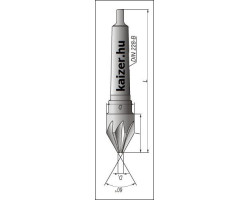 Kúpsüllyesztő d 16.0x60° z 8