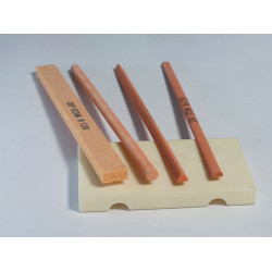 Edelkorund roza B1  4x4x150 mm 120