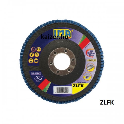 Flap discs 125 mm cirkon