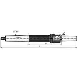 Feltűző szár MK5X32 DIN 217-B Feltűzhető dörzsárhoz  