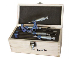 Külső mikrométer 0- 100 mm 0.01 KÉSZLET 4 Külső mikrométer 0- 100 mm 0.01 KÉSZLET 4