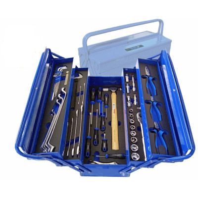 Szerszámosláda fém 530x220x350 52 részes Szerszámosláda fém 530x220x350 52 részes